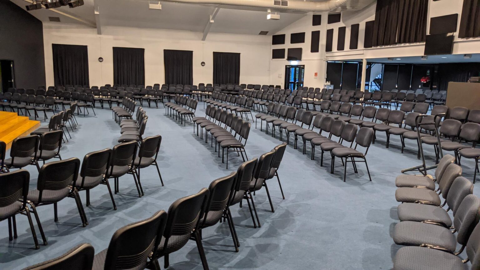 easing-restrictions-new-seating-arrangement-in-the-auditorium-stay